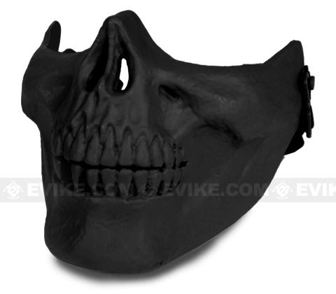 half face mask skull