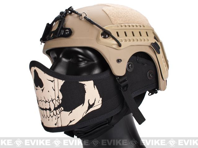 Avengers Helmet Face Armour HAF Mask for Airsoft (Color: Skull)