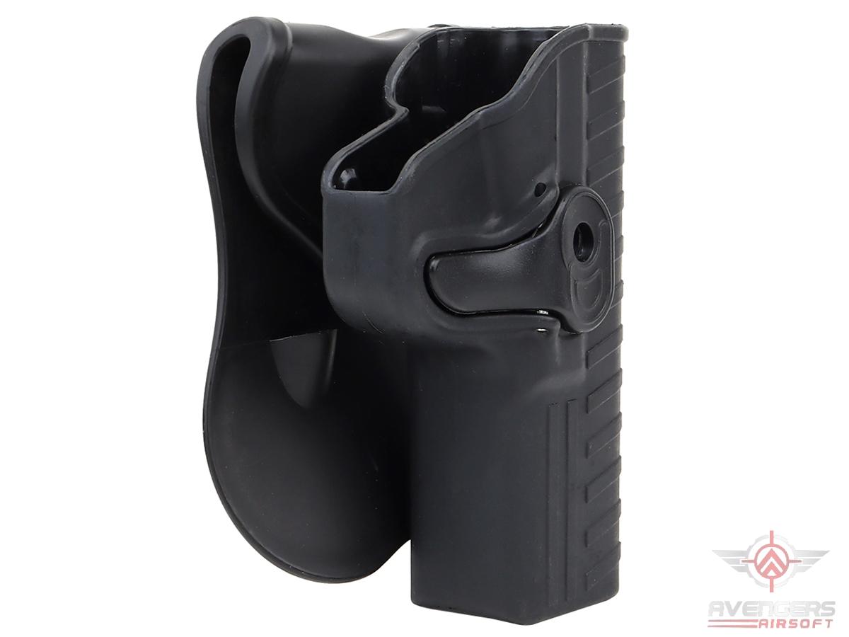 Avengers A Series Hard Shell Quick Release Holster for Airsoft GBB Pistols (Model: M&P 9 / Paddle Attachment)