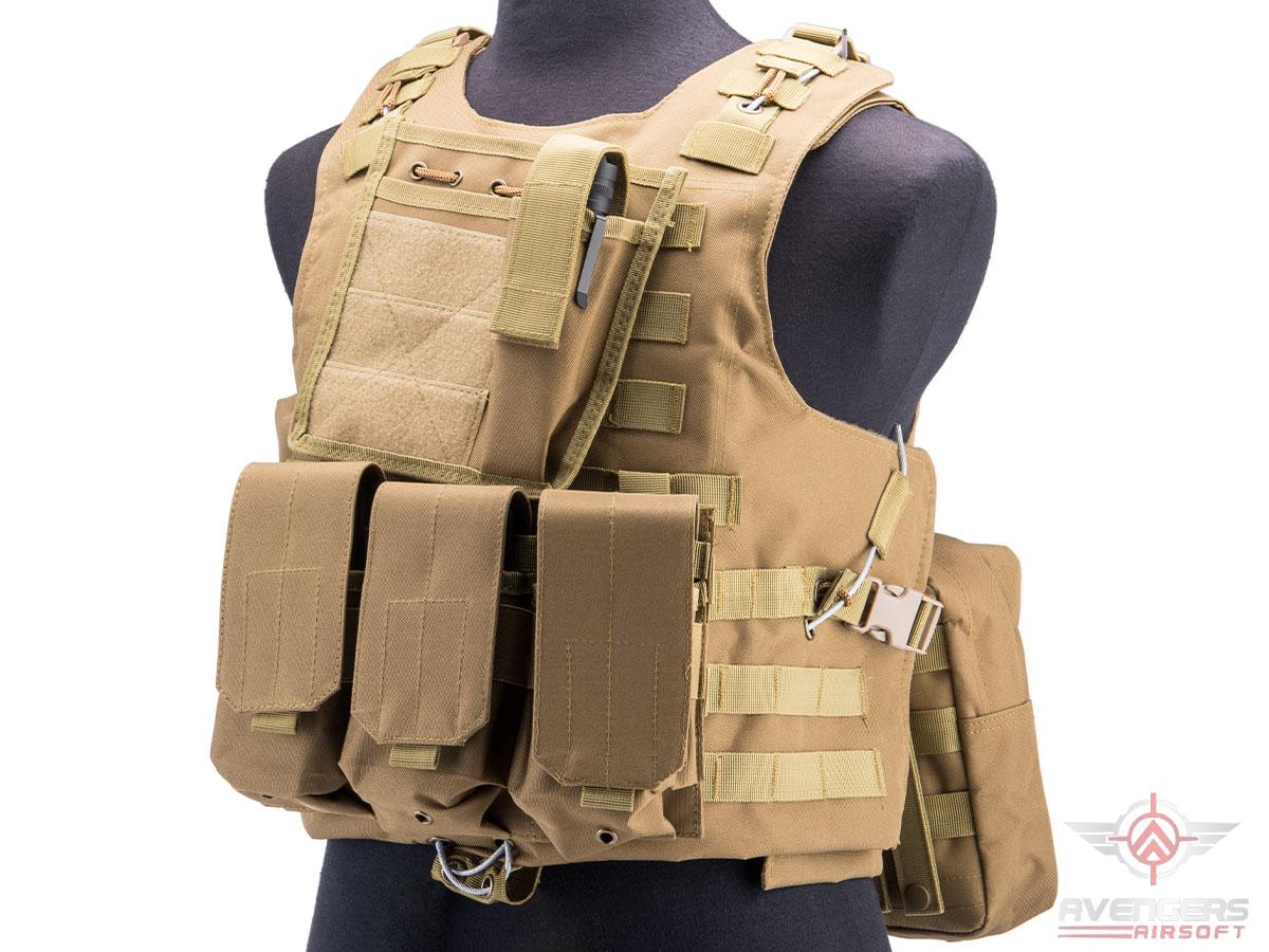 Avengers Military Style MOD-II Quick Release Body Armor Vest (Color ...