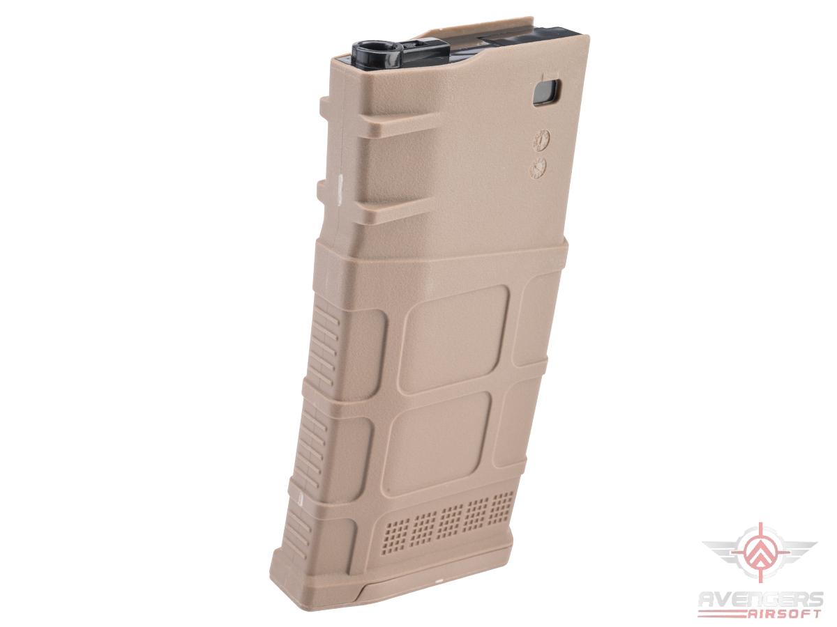 Avengers 470rd Polymer Flash Magazine for SR-25 Series Airsoft AEG Rifles (Color: Tan)