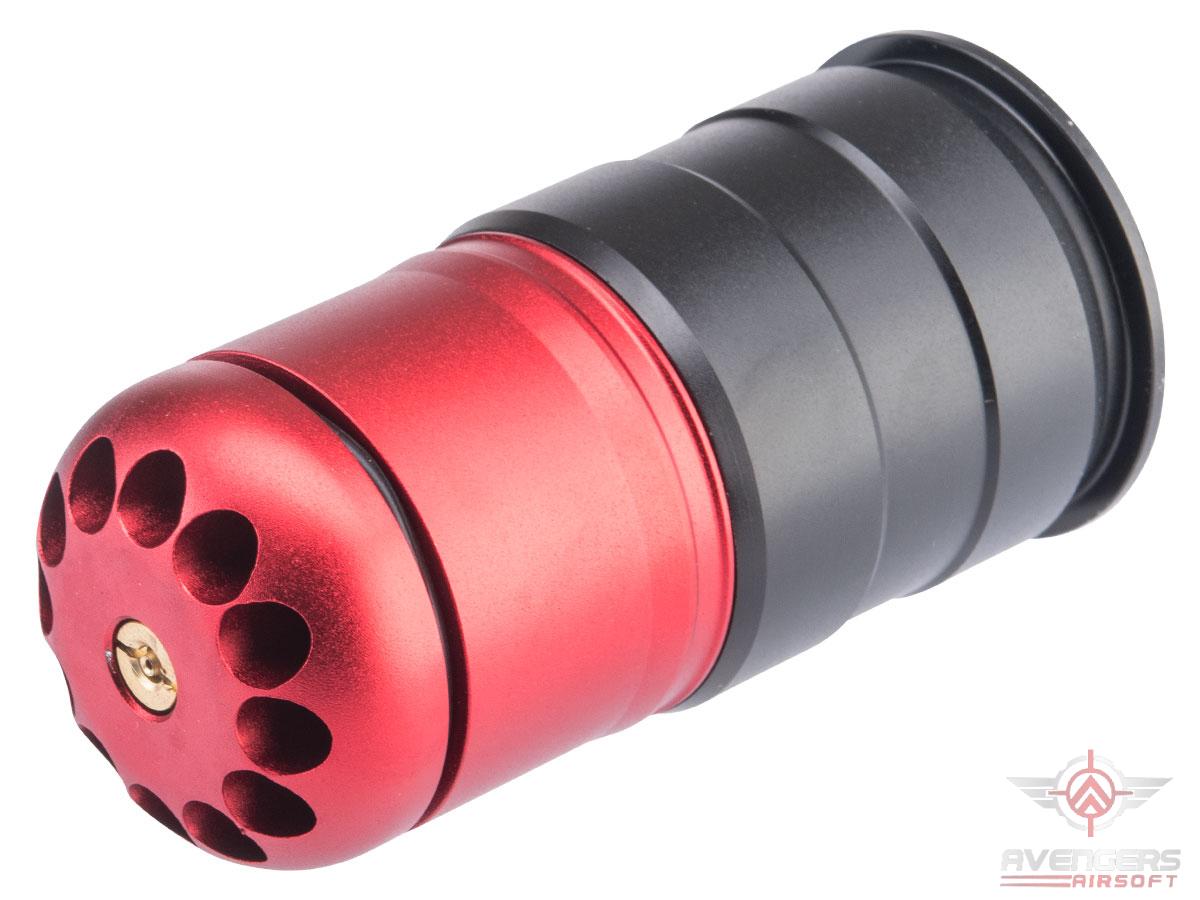 Avengers 40mm Airsoft Gas Grenade Shell (Model: 84rd Shower / Red Matte / Single Shell)