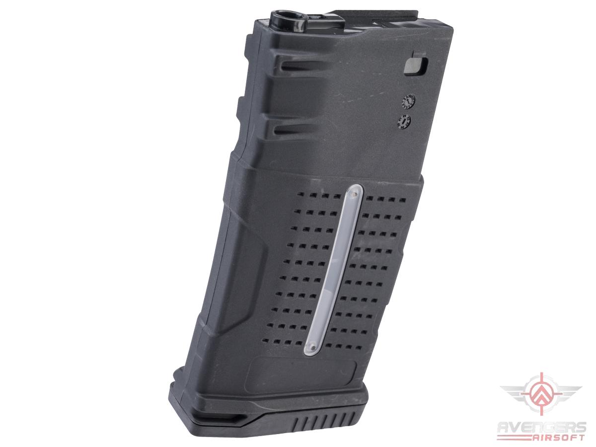 Avengers 470rd Polymer Flash Magazine for SR-25 Airsoft AEG Rifles (Color: Black)