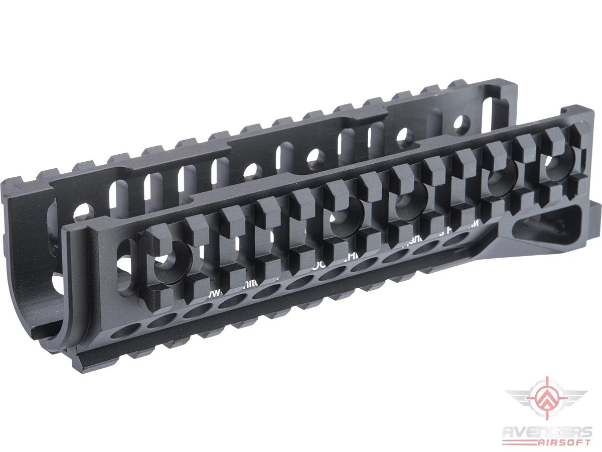 Avengers B-10U Modern AK Railed Handguard for AK Series Airsoft AEG Rifles (Color: Black)