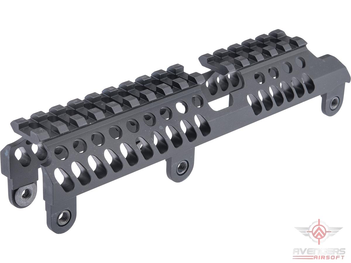 Avengers B-31C Classic Railed Upper Handguard for AK Series Airsoft Rifles (Color: Black)