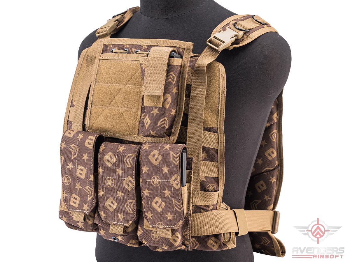 Avengers Tactical Spec. OPS MOLLE Plate Carrier / Load Bearing Vest (Color: Evike Star)