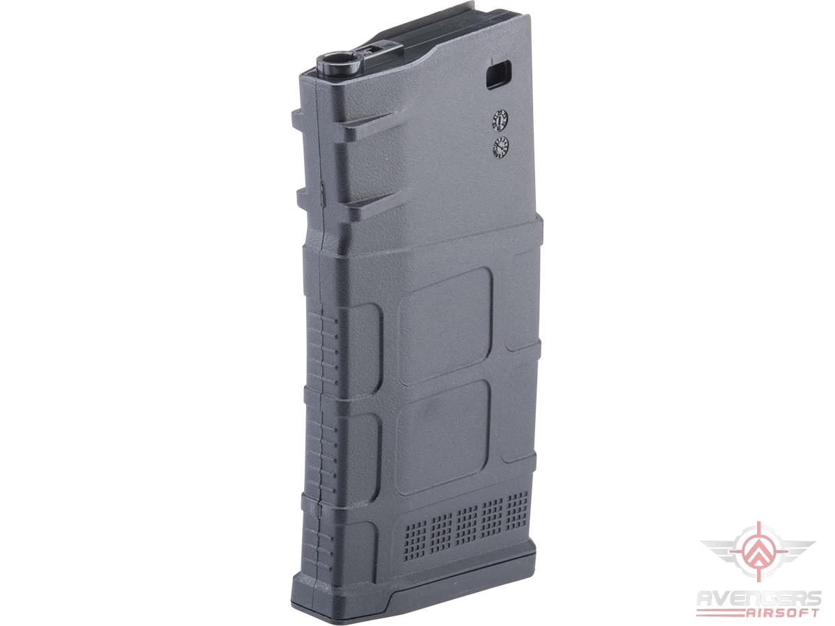 Avengers Polymer Mid-Cap Magazine for SR-25 Series Airsoft AEG Rifles (Color: Black / 210rd)