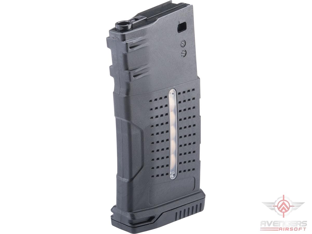 Avengers 220 Round Mid-Cap Magazine for SR-25 Series Airsoft AEG Rifles (Color: Black)