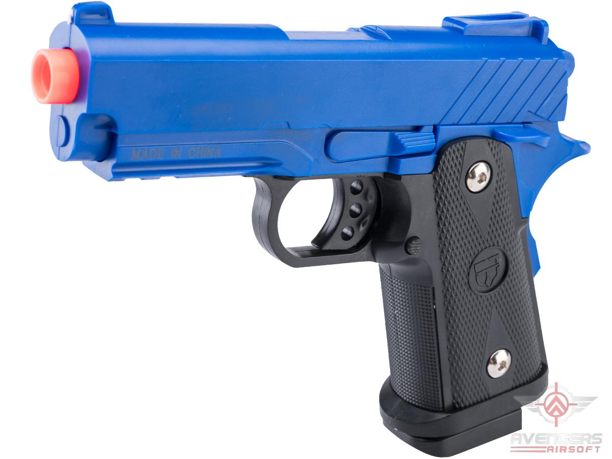 Avengers Vigor Toys Compact Hi-Capa Spring Powered Airsoft Pistol (Model: Blue)