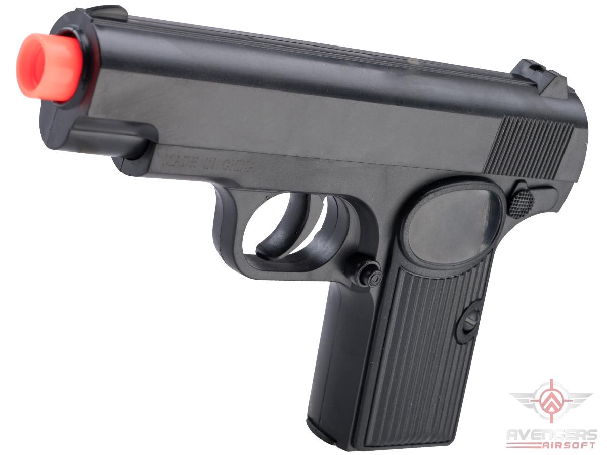 Avengers Vigor Full Size PM Spring Powered Airsoft Pistol (Model: Plastic)