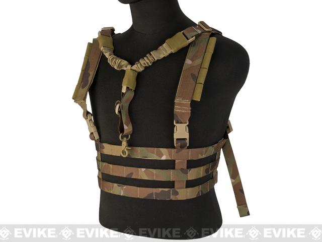 Avengers Tactical Low Profile MOLLE Chest Rig System (Color: Camo ...