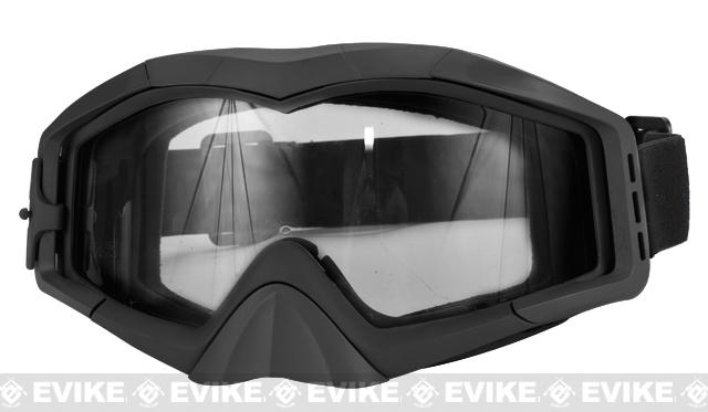 Avengers Tactical Airsoft Gaming Extreme Sports Goggles (Color: Black)