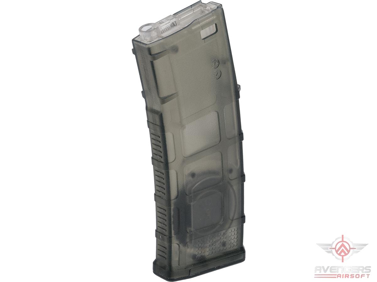 Avengers Polymer Magazine for M4/M16 Series Airsoft AEG Rifles (Color: Translucent Green / 370rd Flash Mag)