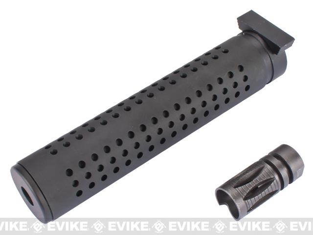 Avengers Qd Mock Silencer For 14mm Negative Airsoft Aeg Rifles Color Black Accessories 2247