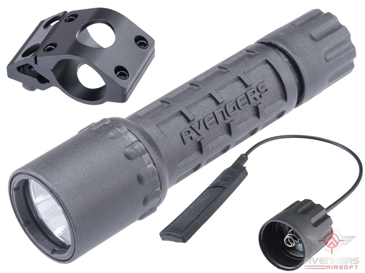 Avengers G2 Xenon Handheld Flashlight (Color: Black / M-LOK Mount + Pressure Pad)