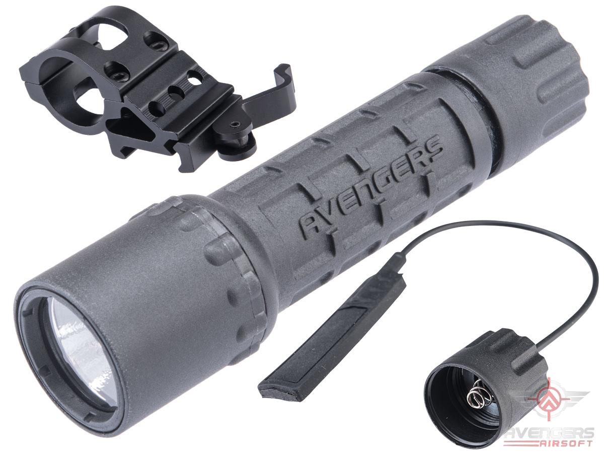 Avengers G2 Xenon Handheld Flashlight (Color: Black / QD Mount + Pressure Pad)