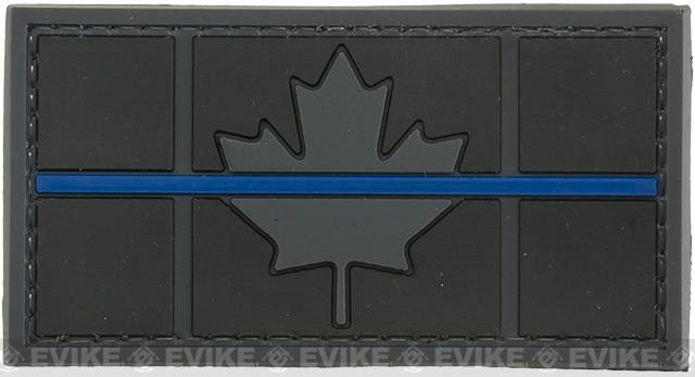 Matrix Canadian Thin Blue Line PVC Morale Patch - Subdued