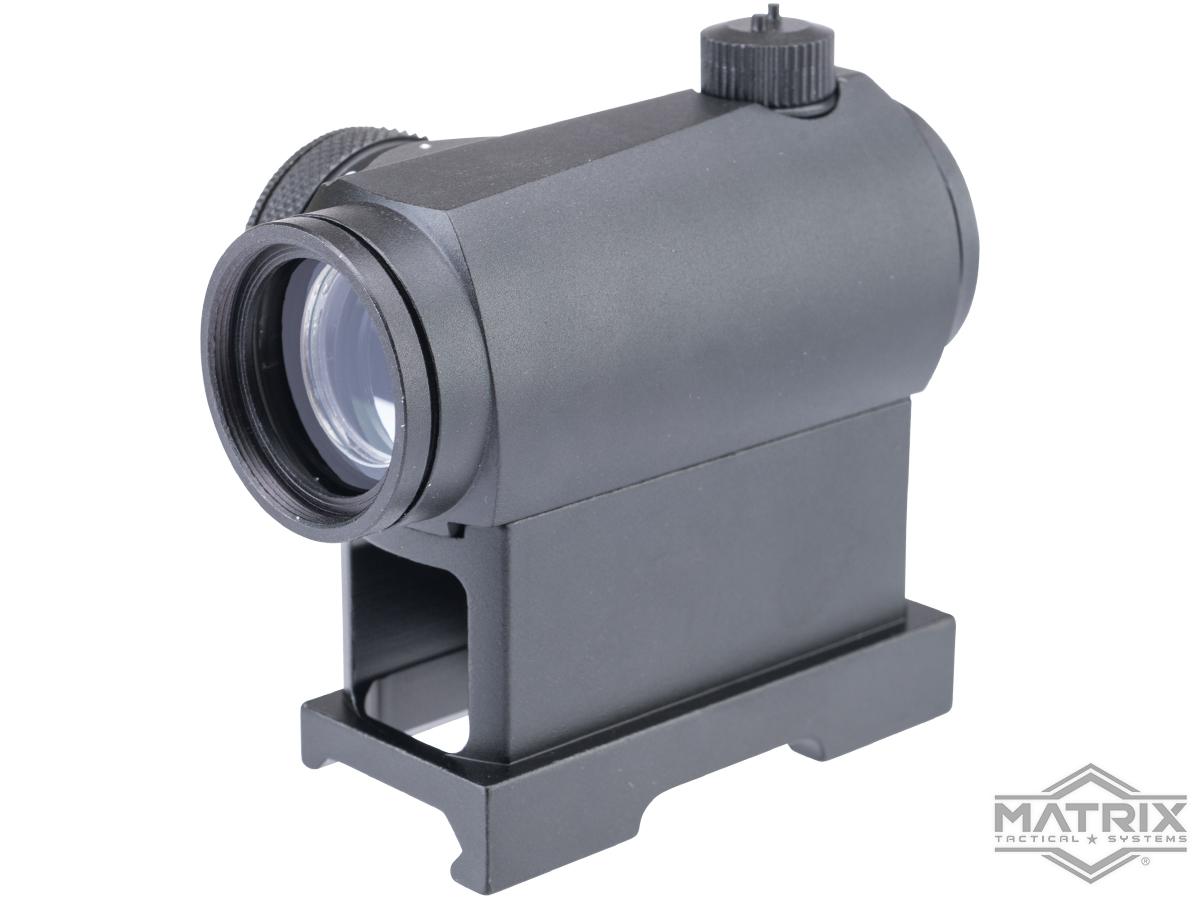 Matrix X1 1x24 Style Compact Red/Green Dot Reflex Sight w/ Mount Set (Color: Black / Low Profile, 1 QD, & 45 Degree Offset)