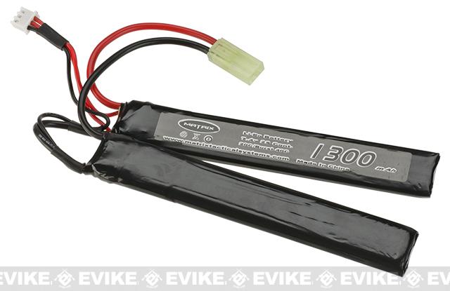 Batterie Lipo 7.4V 1300Mah 25C type stick AK Dean