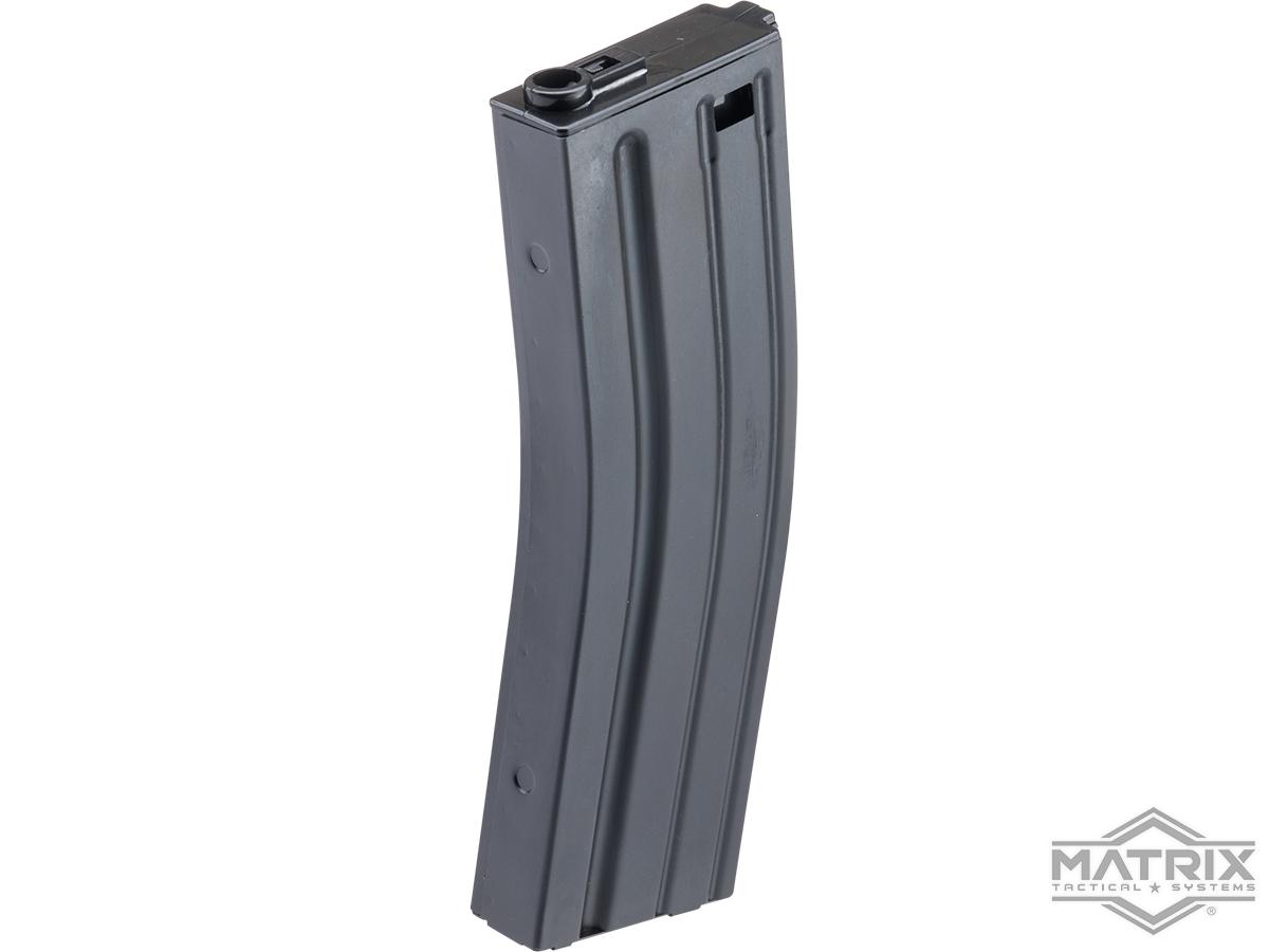 Matrix x SP Systems QPQ Finished Mid-Cap Magazine for M4 Series Airsoft AEG Rifles (Model: Long / 140rd)