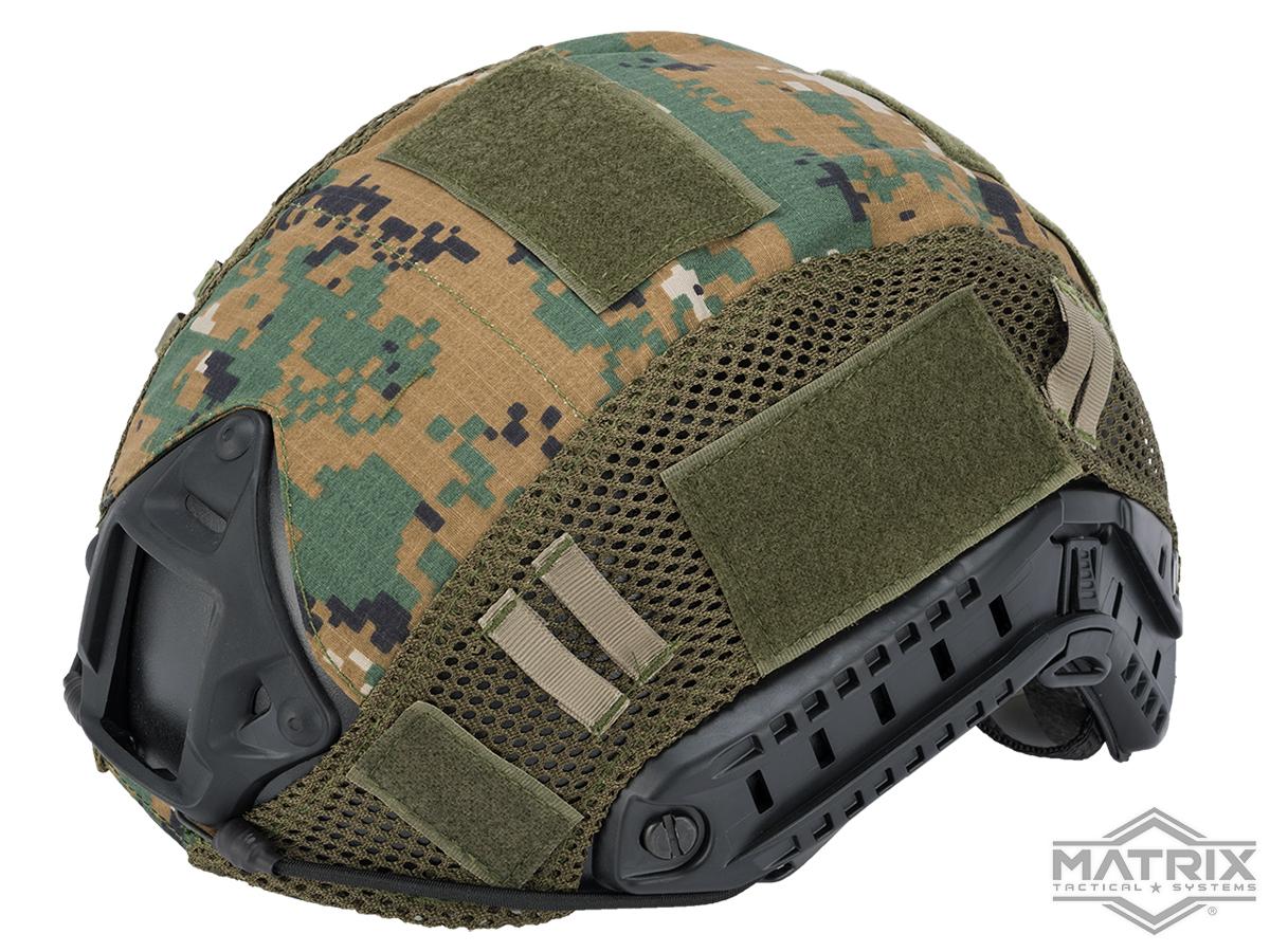 Matrix Bump Type Helmet Cover (Color: Digital Woodland)