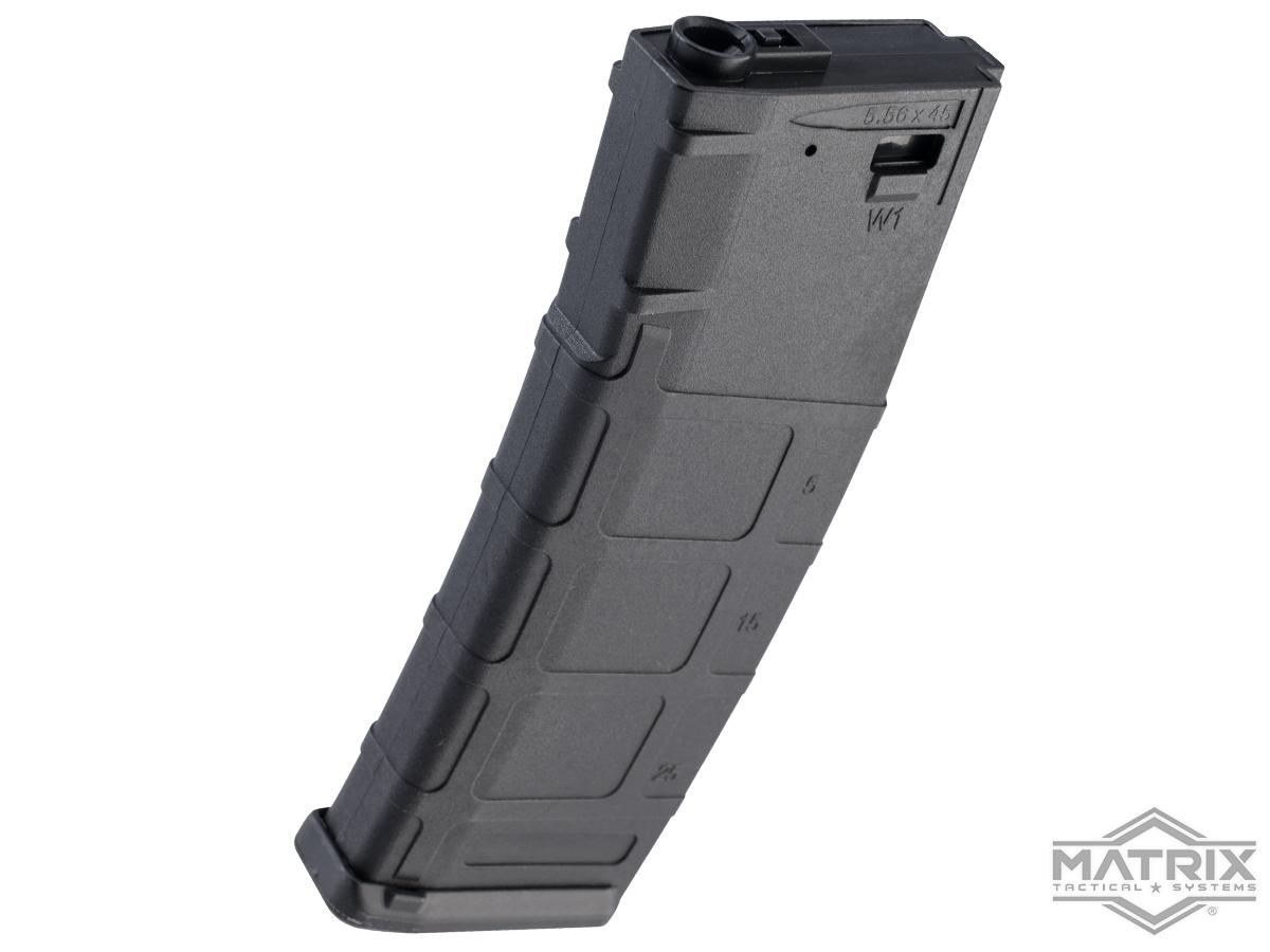 Poseidon 180 Round Midcap Magazine for M4/M16 Series Airsoft AEG Rifles (Color: Black)