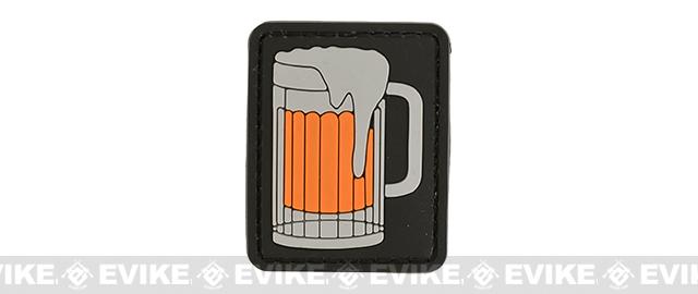Rubberized PVC Big Beer Tactical Patch - 3 Color