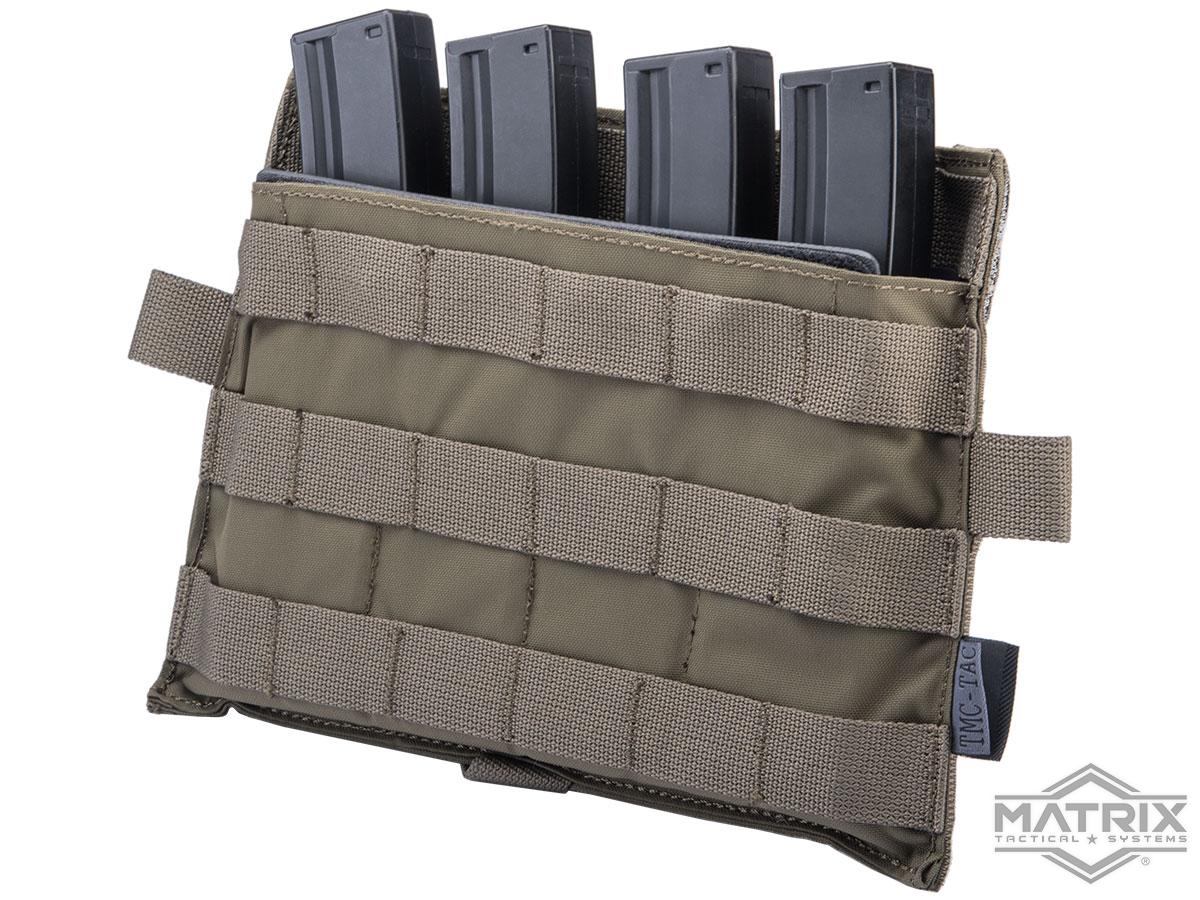 Matrix Detachable MOLLE Kangaroo Flap w/ Kydex SMG Magazine Insert (Color: Ranger Green)