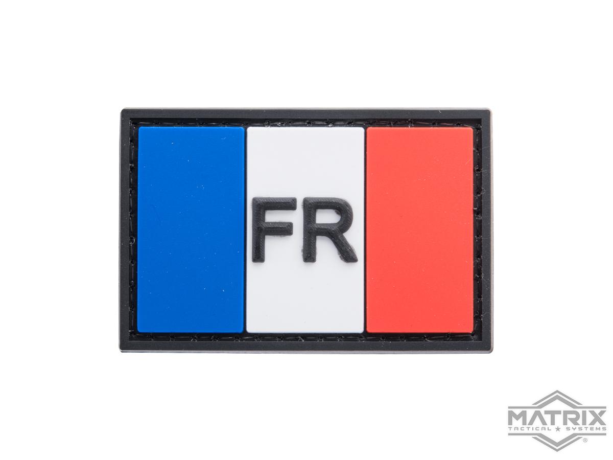 Matrix France PVC Flag Patch w/ Country Code