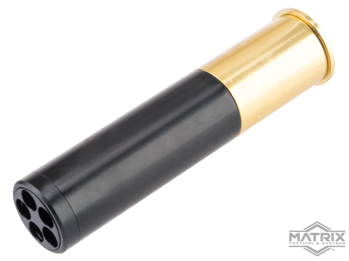 Matrix Spare Shells for Madmax Double Barrel Airsoft Shotgun (Color: Black-Gold / 45 Rounds)