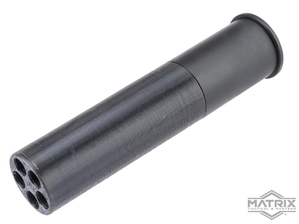 Matrix Spare Shells for Madmax Double Barrel Airsoft Shotgun (Color: 3D-Printed Black-Black / 45 Rounds)