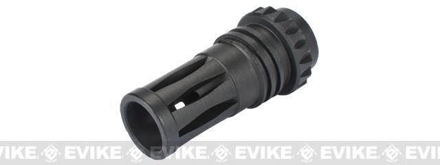 Matrix M4 2000 / SCAR Type Steel Airsoft Flash Hider - 14mm Negative