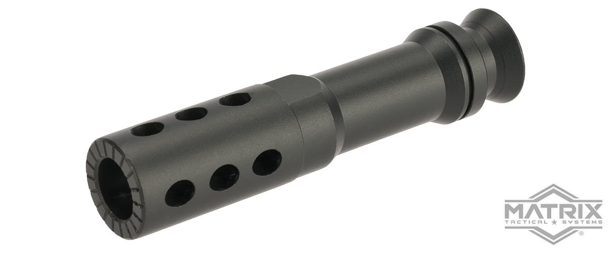 Matrix Metal FN M249 Style Flashhider - 14mm Negative