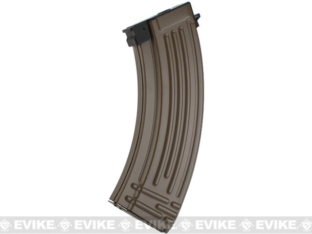 Matrix Flash Mag Hi-Cap Magazine for AK Series Airsoft AEG (Color: Tan / 500rd)