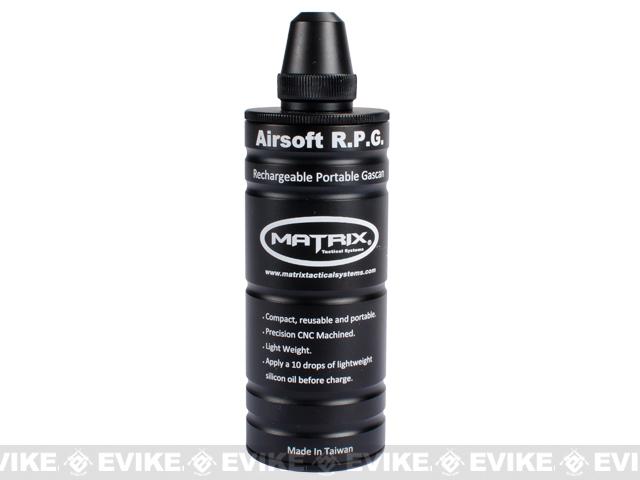Matrix Airsoft Compact R.P.G. Rechargeable Portable Gas Can