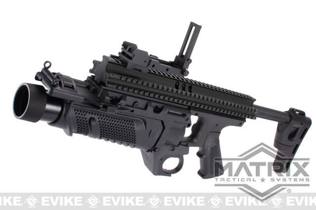 Matrix EGLM Airsoft Grenade Launcher with RIS Kit (Color: Black), Airsoft  Guns, Grenade Launchers -  Airsoft Superstore