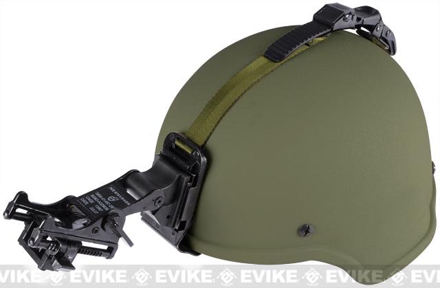 Matrix Mich 00 Fiberglass Airsoft Helmet W Nvg Mount Mount Base Color Od Green Tactical Gear Apparel Helmets Evike Com Airsoft Superstore