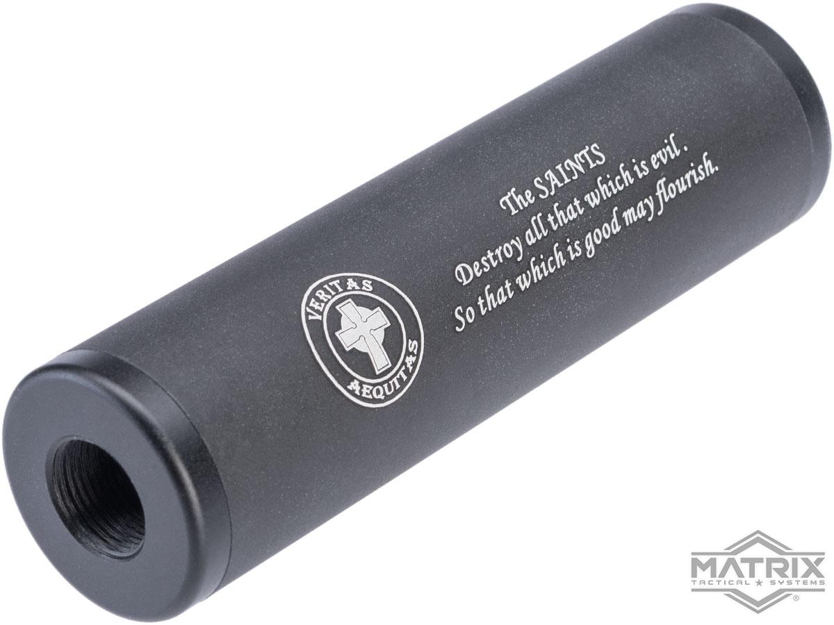 Matrix Airsoft Mock Silencer / Barrel Extension (Model: The Saints / 110mm)