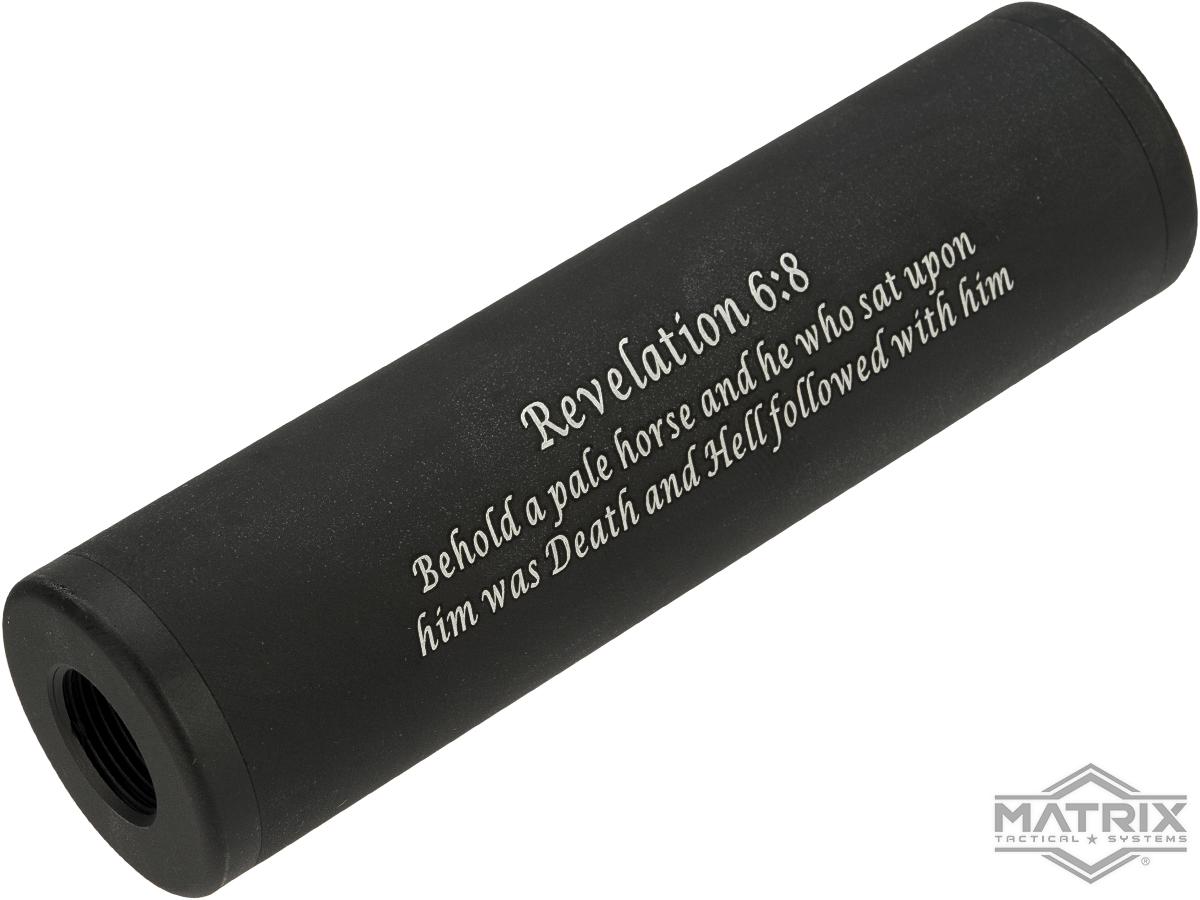 Matrix Airsoft Mock Silencer / Barrel Extension (Model: Revelation 6:8 / 110mm)