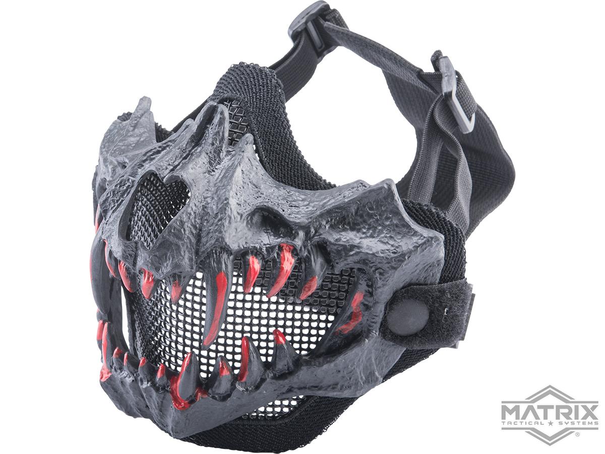 Matrix Battlefield Elite Mesh Mask w/ Integrated Ear Protection (Color:  Woodland)