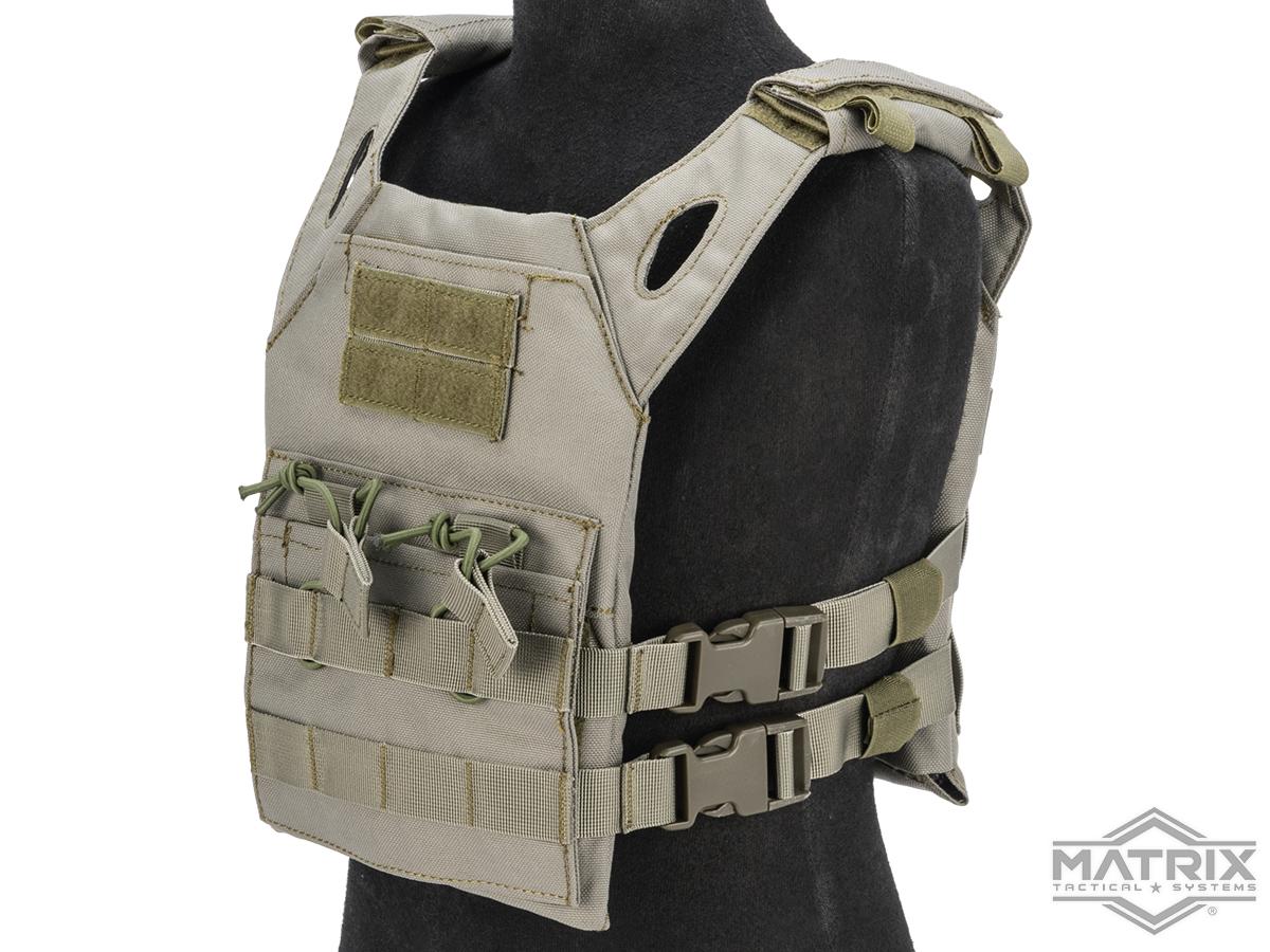 Matrix Level-1 Child Size Plate Carrier (Color: Ranger Green), Tactical ...