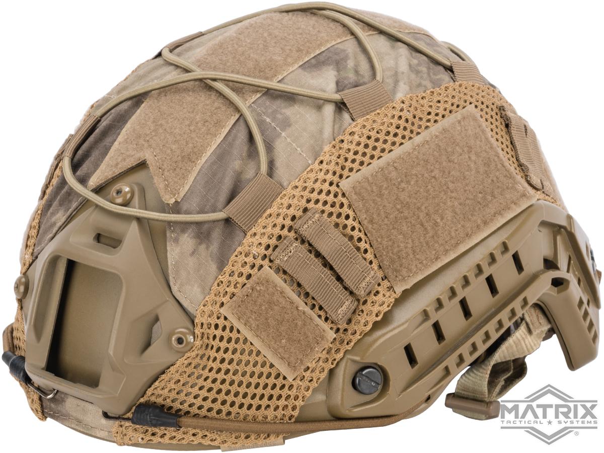 Matrix Bump Type Helmet Cover w/ Elastic Cord (Color: ATACS-AU)