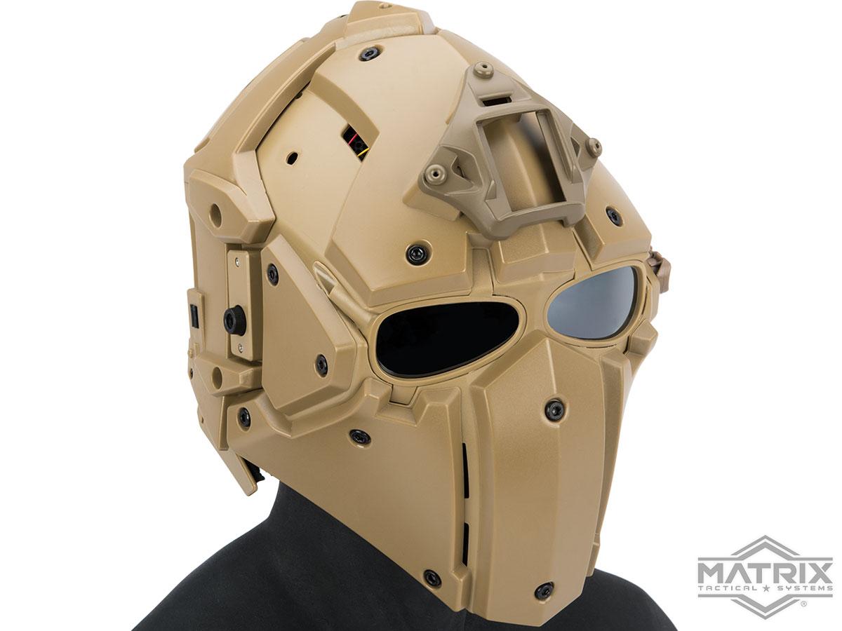 Matrix Tactical Helmet with Cooling Fan (Color: Tan), Tactical Gear ...