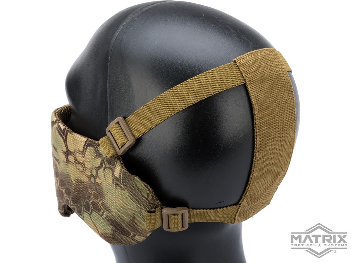 Matrix Battlefield Elite Mesh Mask w/ Integrated Ear Protection (Color:  Pencott Greenzone)