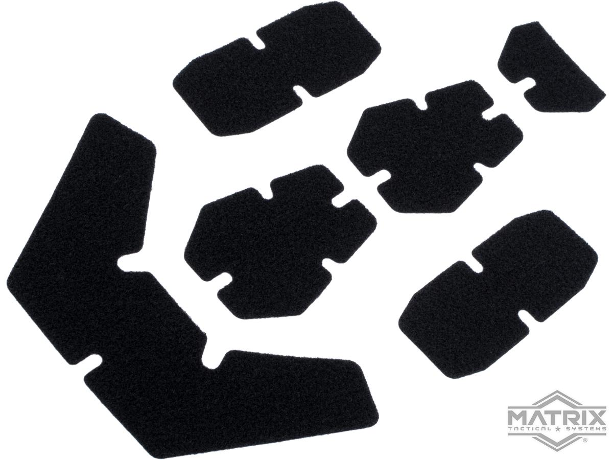 Matrix AF Helmet Self Adhesive Loop Panel Set (Color: Black)