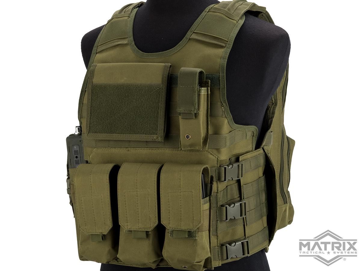 Matrix Bounty Hunter Armored Vest (Color: OD Green), Tactical Gear