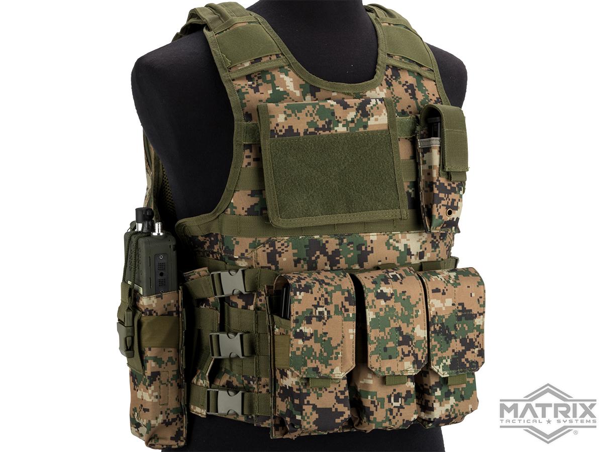 Matrix MEA ModII Tactical Vest (Color: Digital Woodland), Tactical Gear ...