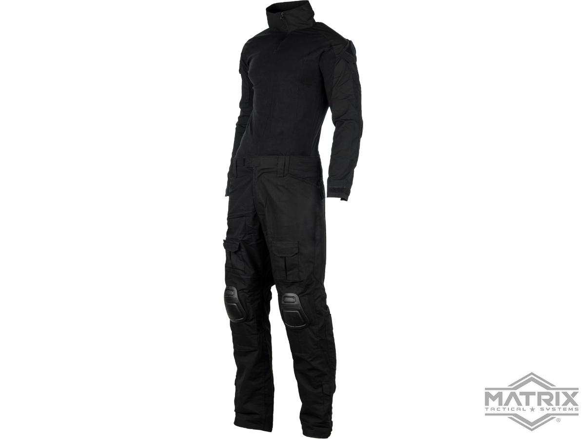 Matrix Combat Uniform Set (Color: Black / Small), Tactical Gear/Apparel,  Combat Uniforms -  Airsoft Superstore