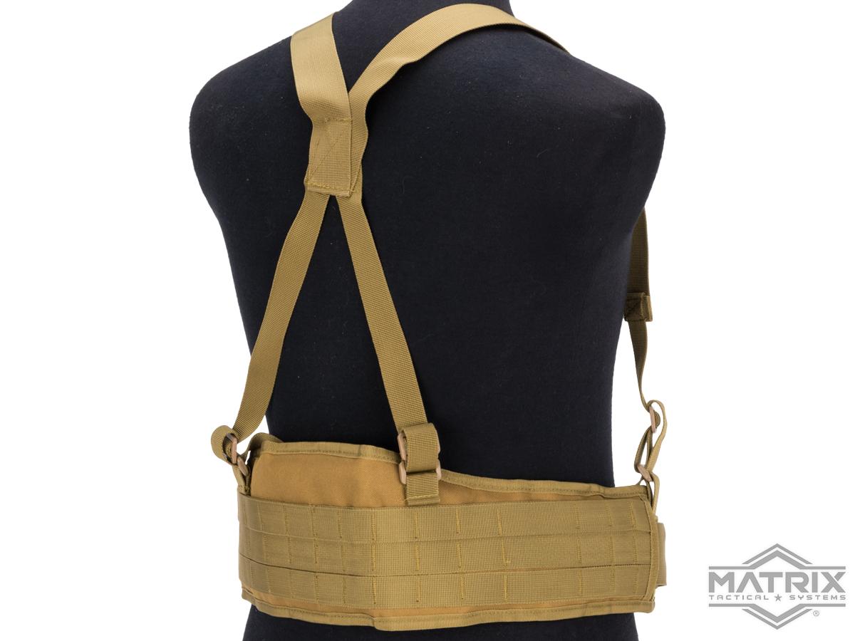 X-Back Suspenders Military Duty Belt Tactical Harness Strap Back for  Airsoft