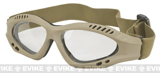 Avengers Zero Tactical Shooting Range / Target Practice Goggles (Color: Tan)